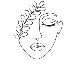 برچسب حرارتی طرح لاین آرت