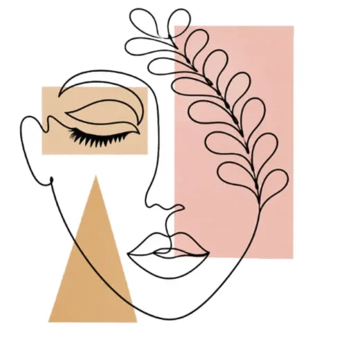 برچسب حرارتی طرح لاین آرت