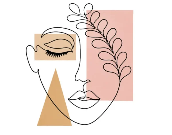 برچسب حرارتی طرح لاین آرت