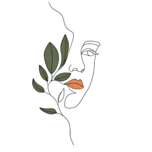 برچسب حرارتی طرح لاین آرت