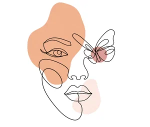 برچسب حرارتی طرح لاین آرت