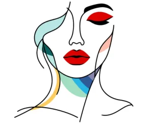 برچسب حرارتی طرح لاین آرت