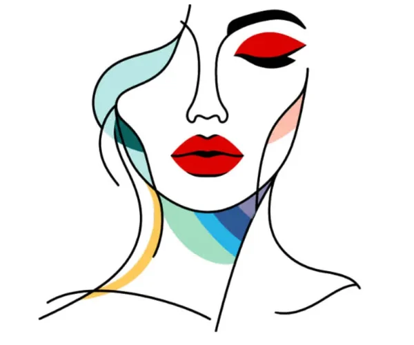 برچسب حرارتی طرح لاین آرت