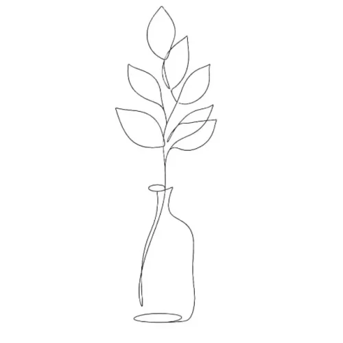 برچسب حرارتی طرح لاین آرت