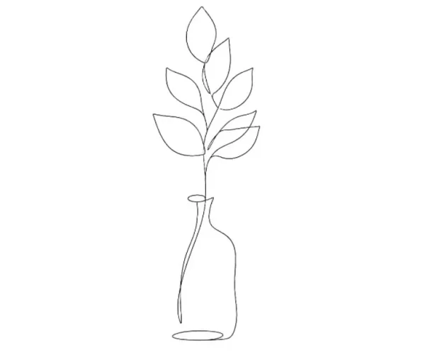برچسب حرارتی طرح لاین آرت