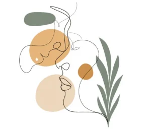 برچسب حرارتی طرح لاین آرت