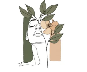 برچسب حرارتی طرح لاین آرت