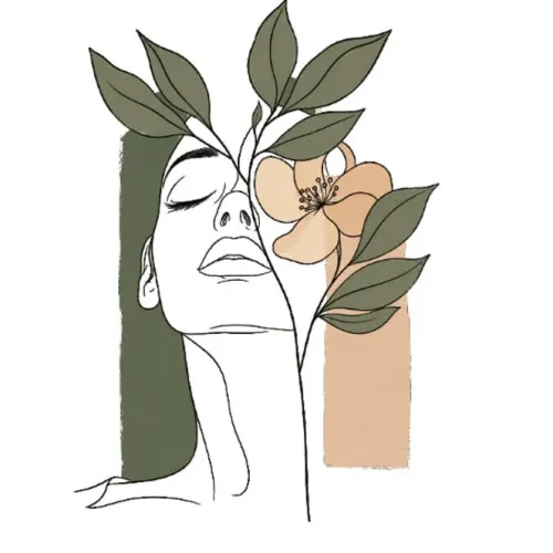 برچسب حرارتی طرح لاین آرت