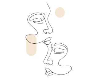 برچسب حرارتی طرح لاین آرت
