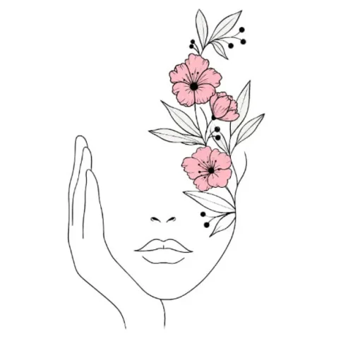 برچسب حرارتی طرح لاین آرت
